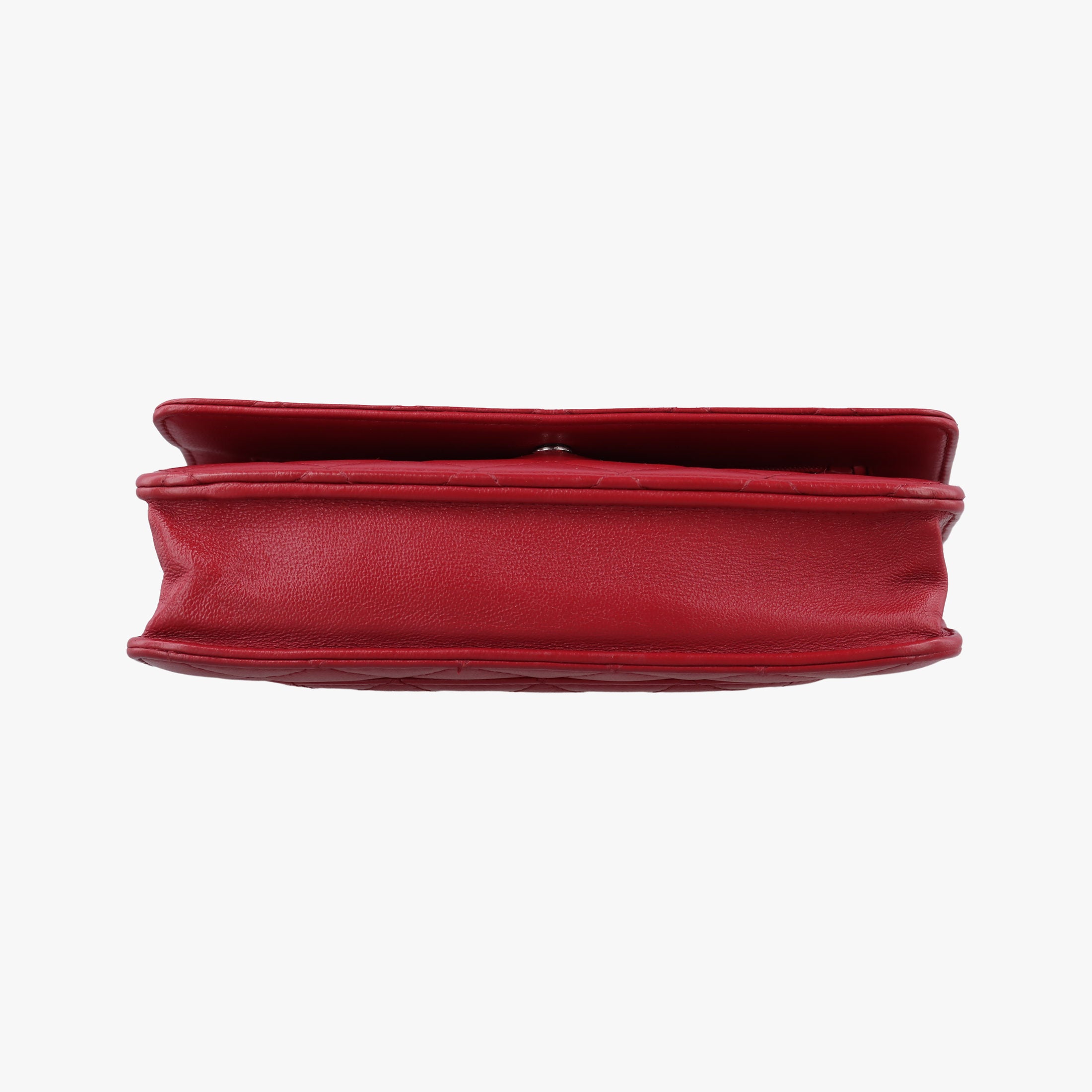 Secondhand Chanel Matelasse coco mark Red lambskin A33814 shoulderbag | stylenewstar