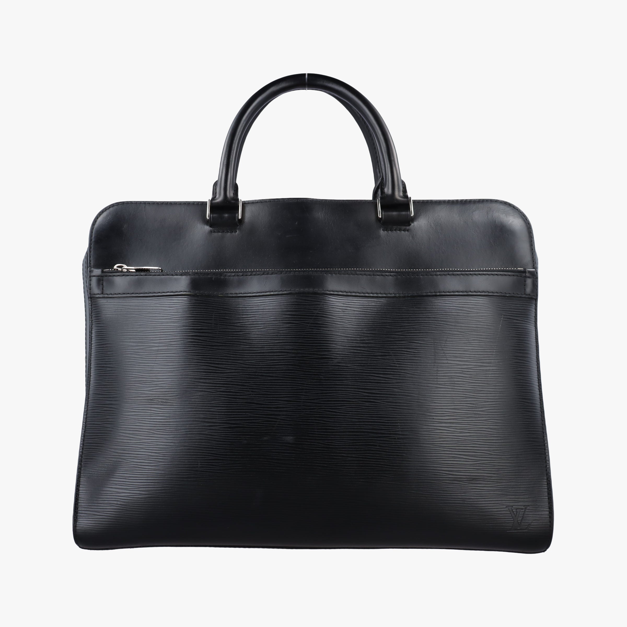 Pre-owned Louis Vuitton Bassano MM Noir Epi M54032 handbag | stylenewstar