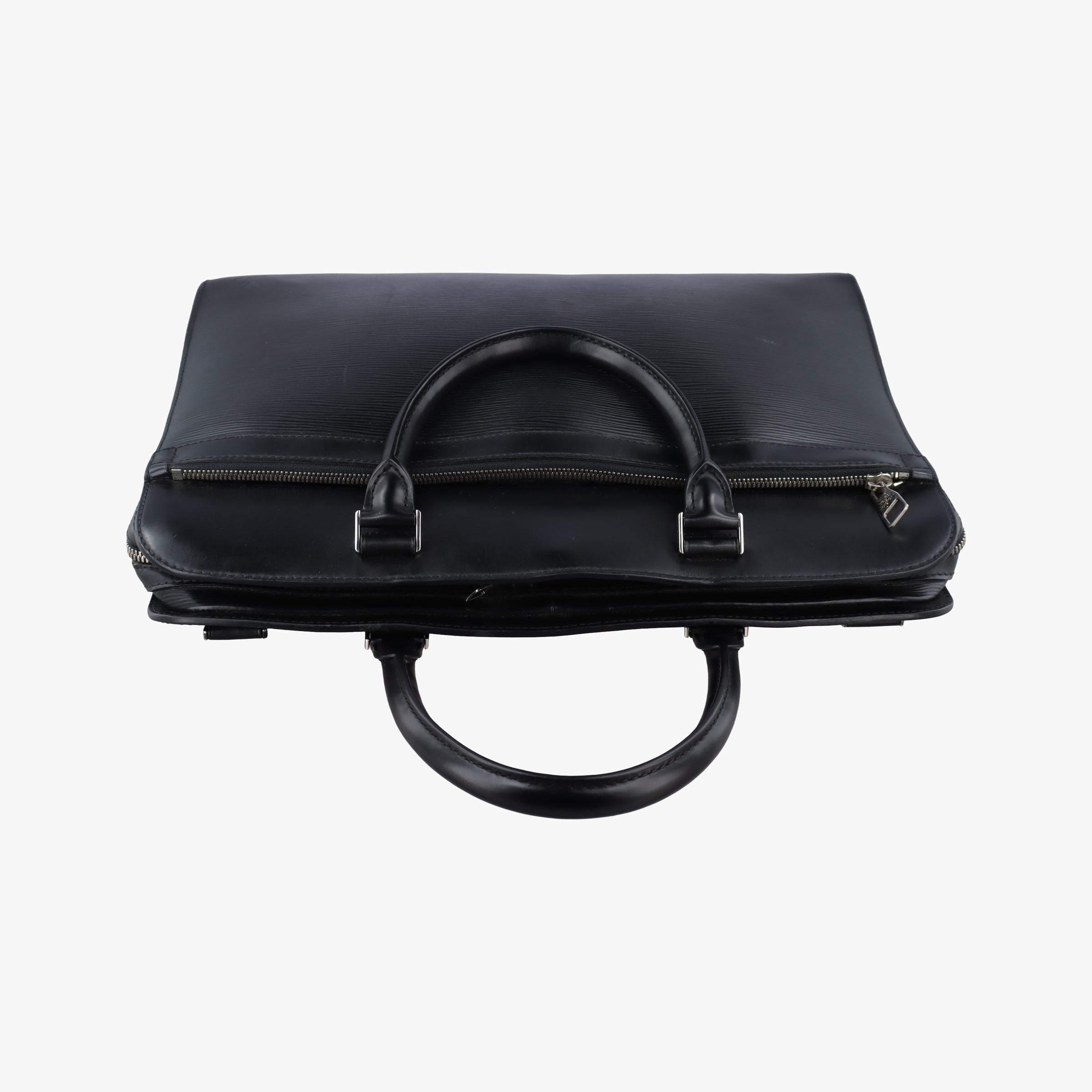Pre-owned Louis Vuitton Bassano MM Noir Epi M54032 handbag | stylenewstar