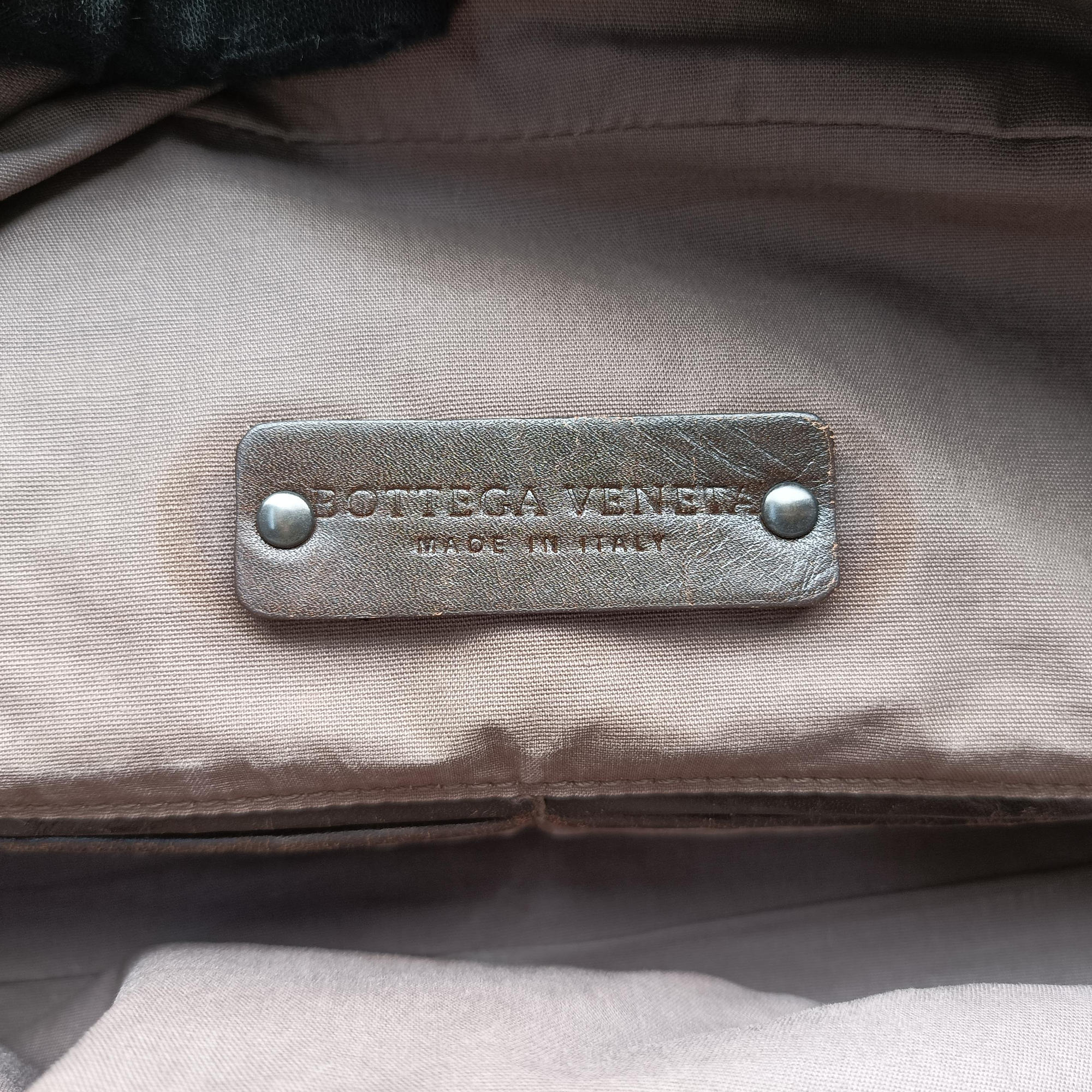 Secondhand Bottega Veneta Intrecciato Brown lambskin  handbag | stylenewstar
