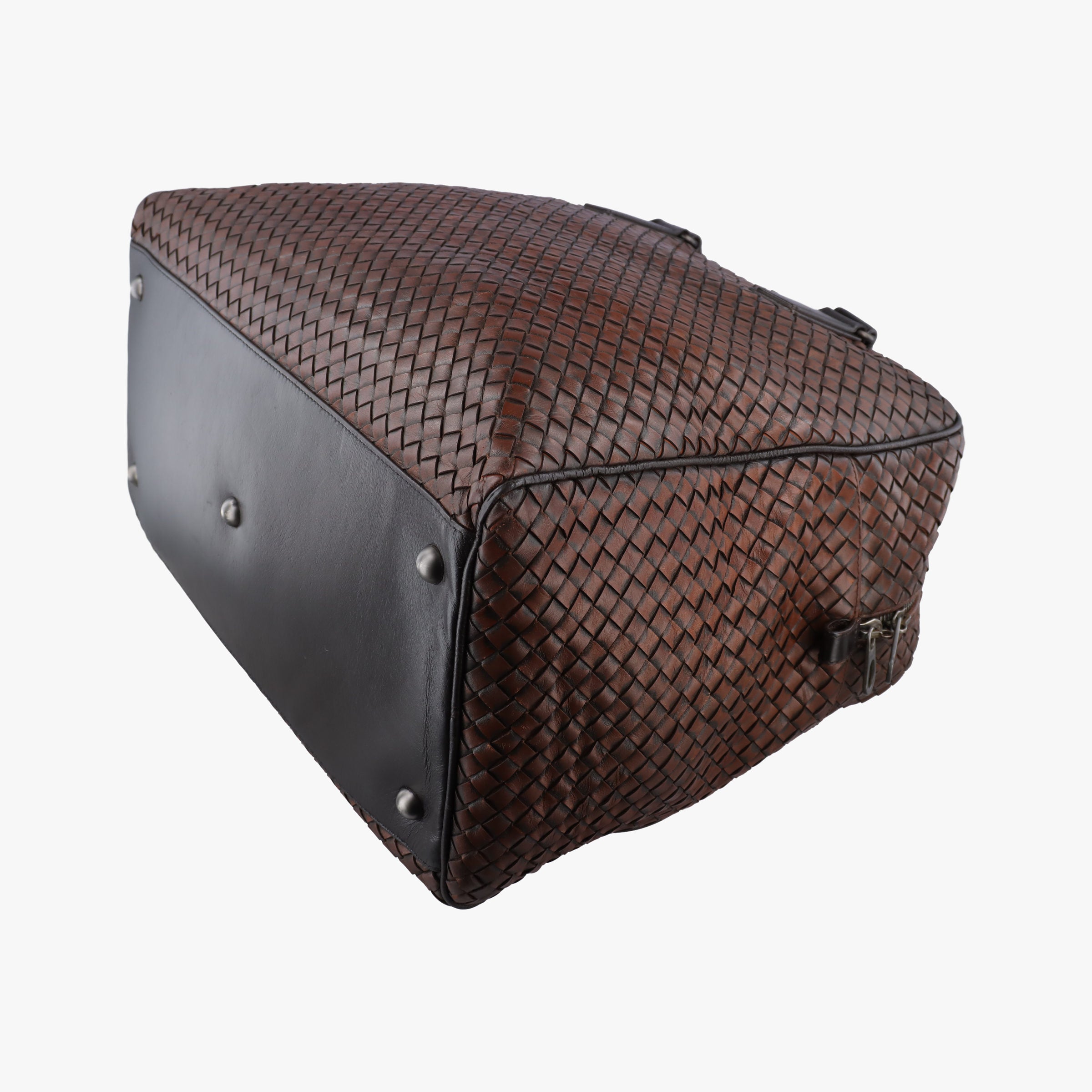 Secondhand Bottega Veneta Intrecciato Brown lambskin  handbag | stylenewstar