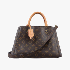 Pre-owned Louis Vuitton MONTAIGNE MM Brown Monogram Canvas M41056 shoulderbag | stylenewstar