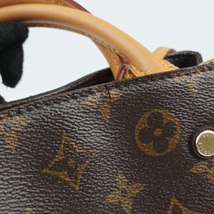 Pre-owned Louis Vuitton MONTAIGNE MM Brown Monogram Canvas M41056 shoulderbag | stylenewstar