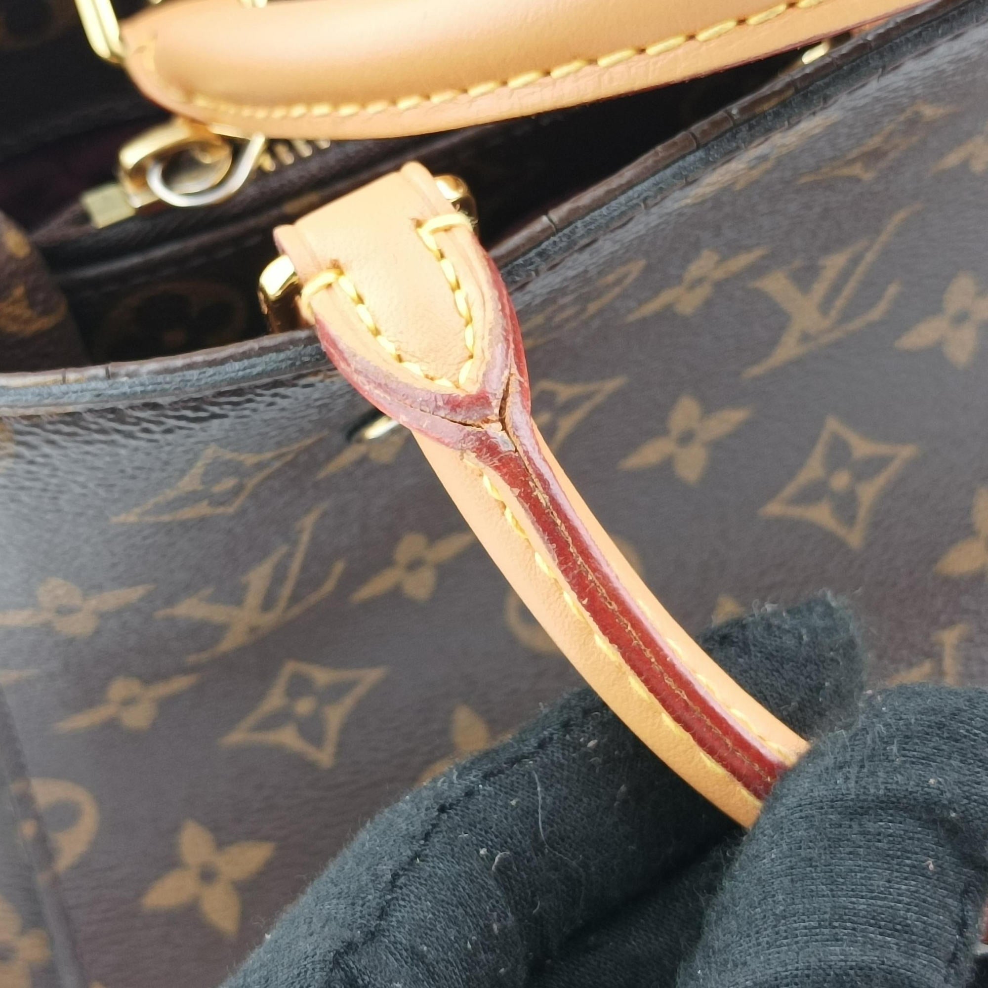 Pre-owned Louis Vuitton MONTAIGNE MM Brown Monogram Canvas M41056 shoulderbag | stylenewstar
