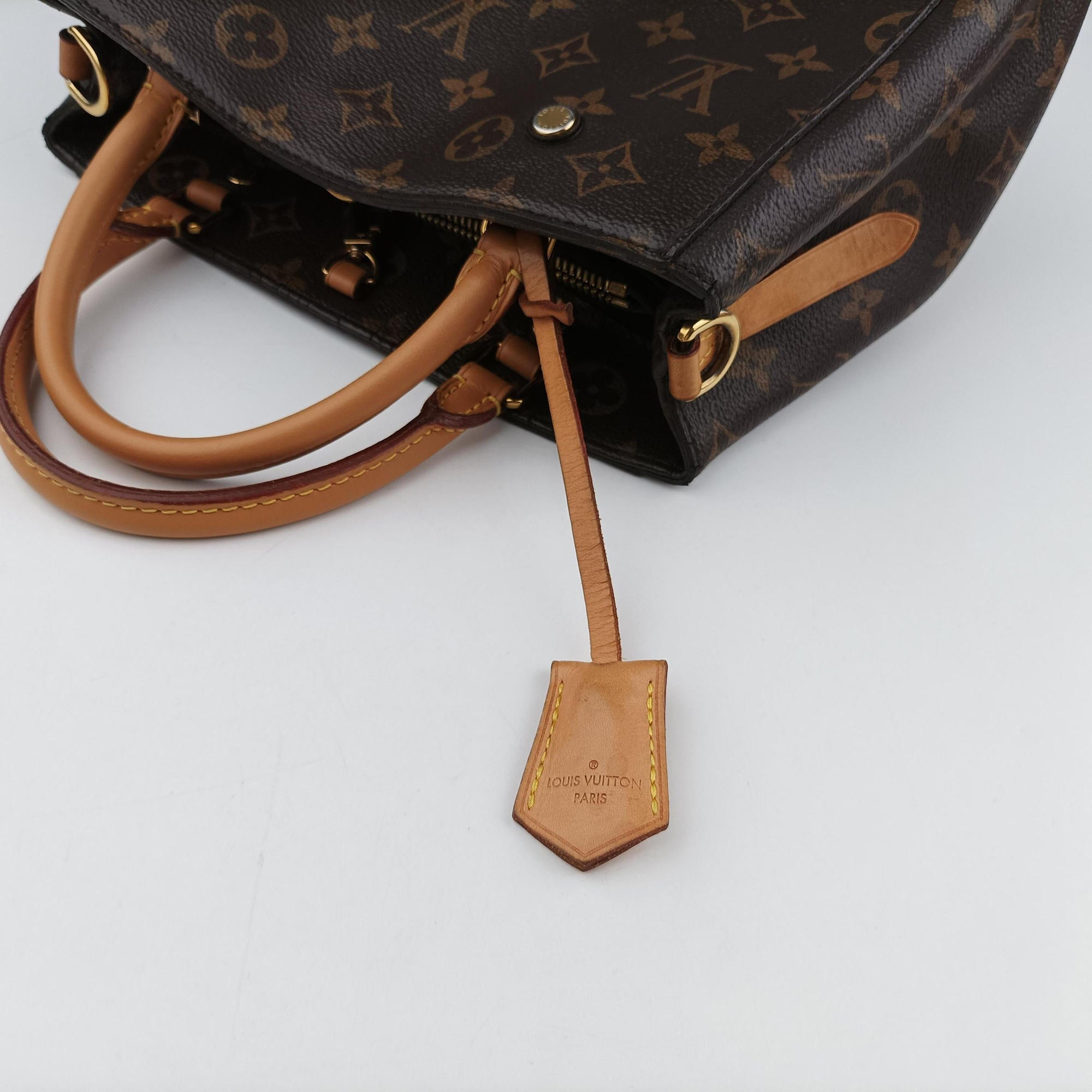 Pre-owned Louis Vuitton MONTAIGNE MM Brown Monogram Canvas M41056 shoulderbag | stylenewstar