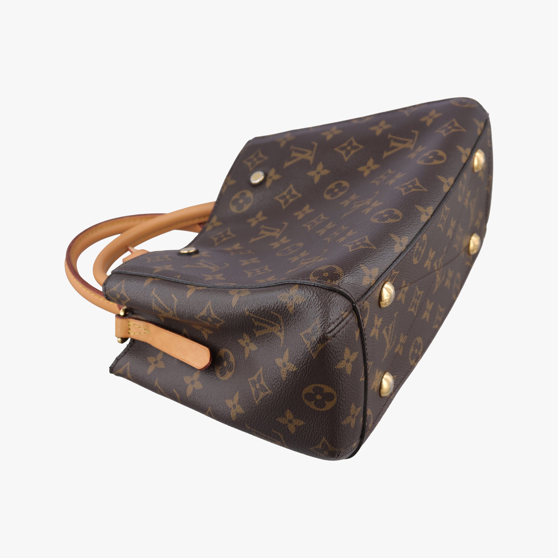 Pre-owned Louis Vuitton MONTAIGNE MM Brown Monogram Canvas M41056 shoulderbag | stylenewstar