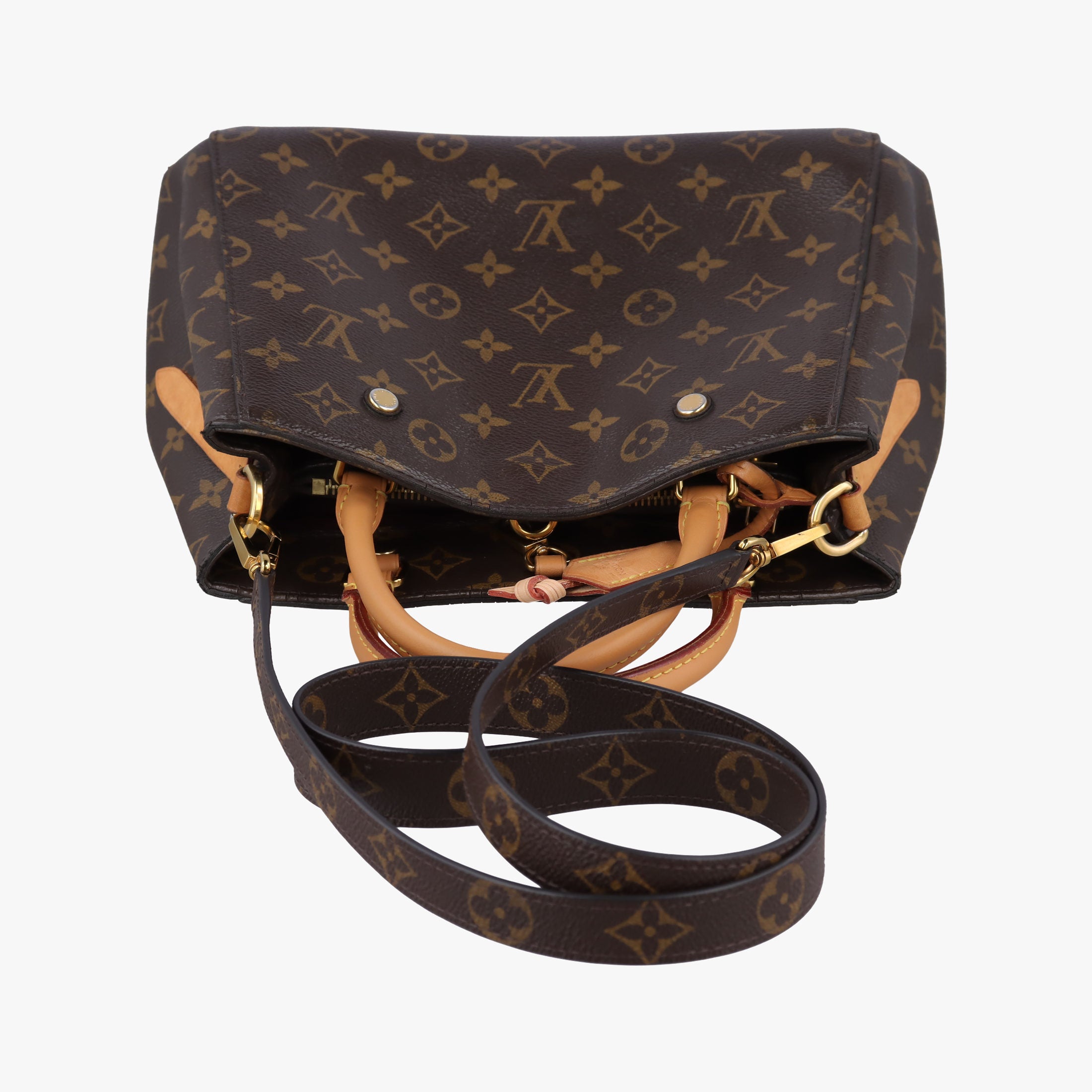 Pre-owned Louis Vuitton MONTAIGNE MM Brown Monogram Canvas M41056 shoulderbag | stylenewstar