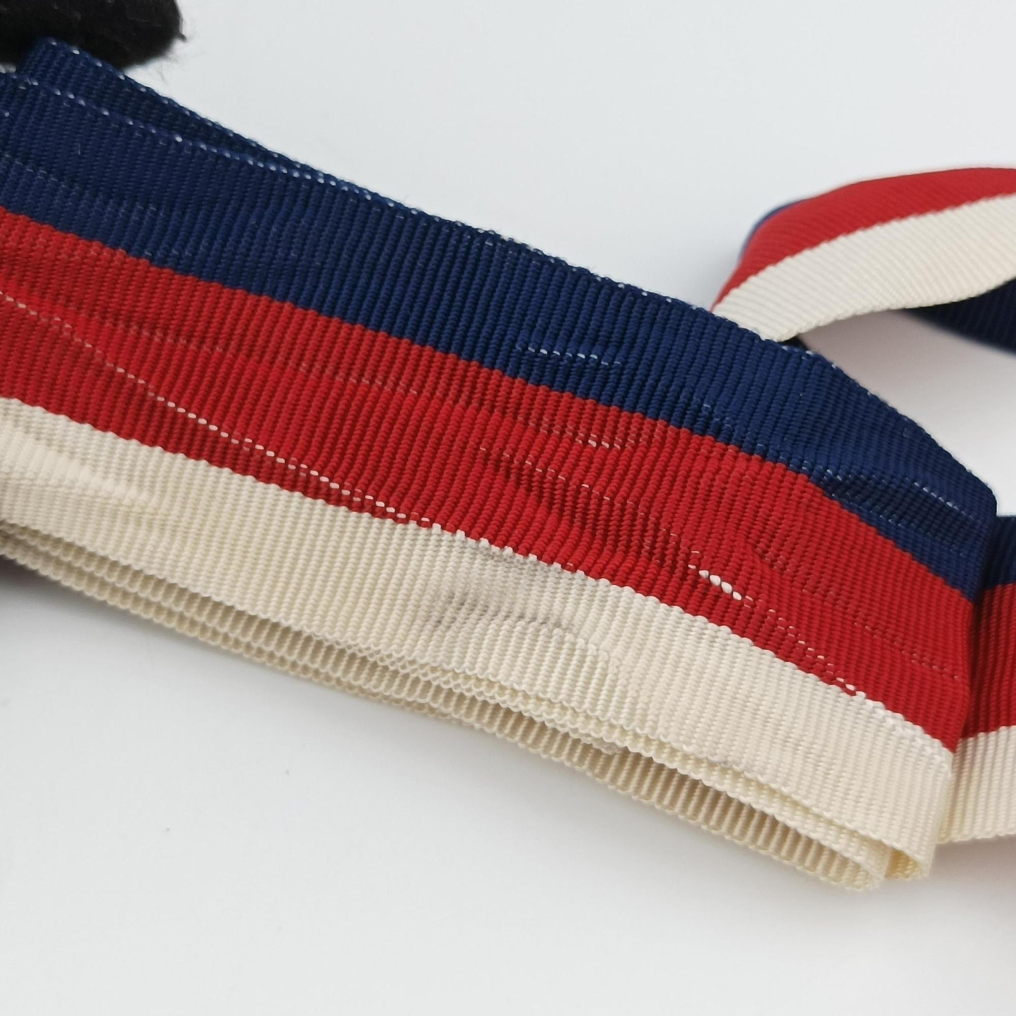 Vintage Gucci Sylvie Blue×navy×red Leather 431666 shoulderbag | stylenewstar