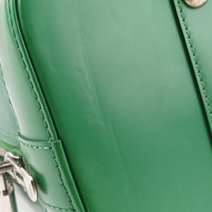 Pre-owned Louis Vuitton Alma GM green epi M40627 handbag | stylenewstar