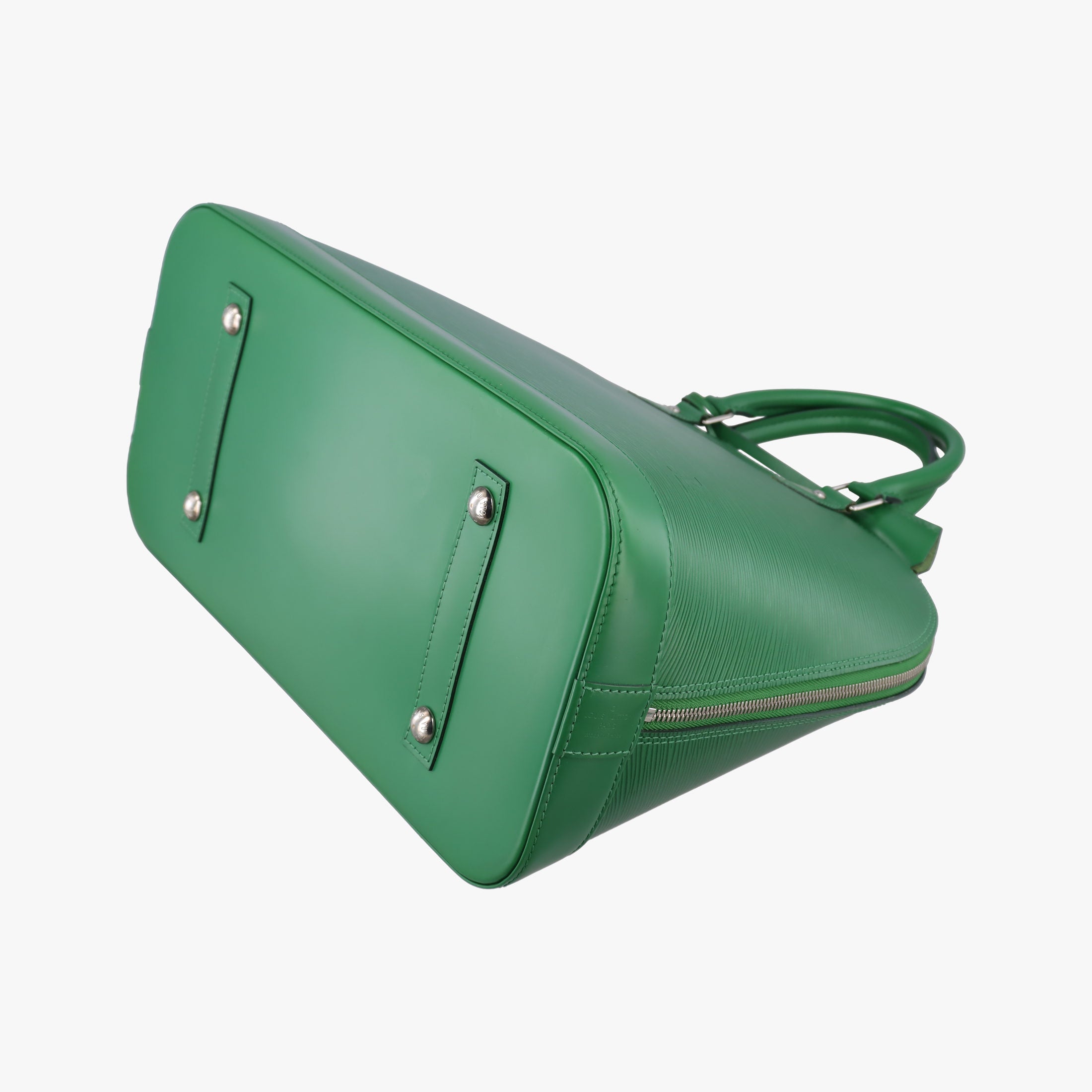 Pre-owned Louis Vuitton Alma GM green epi M40627 handbag | stylenewstar