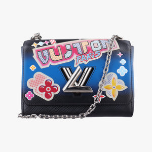 Secondhand Louis Vuitton Twist MM Multicolor ×Black Epi   shoulderbag | stylenewstar