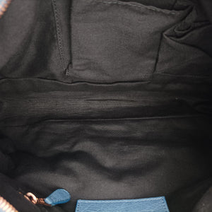 Pre-owned Balenciaga Giant City Blue Lambskin  shoulderbag | stylenewstar