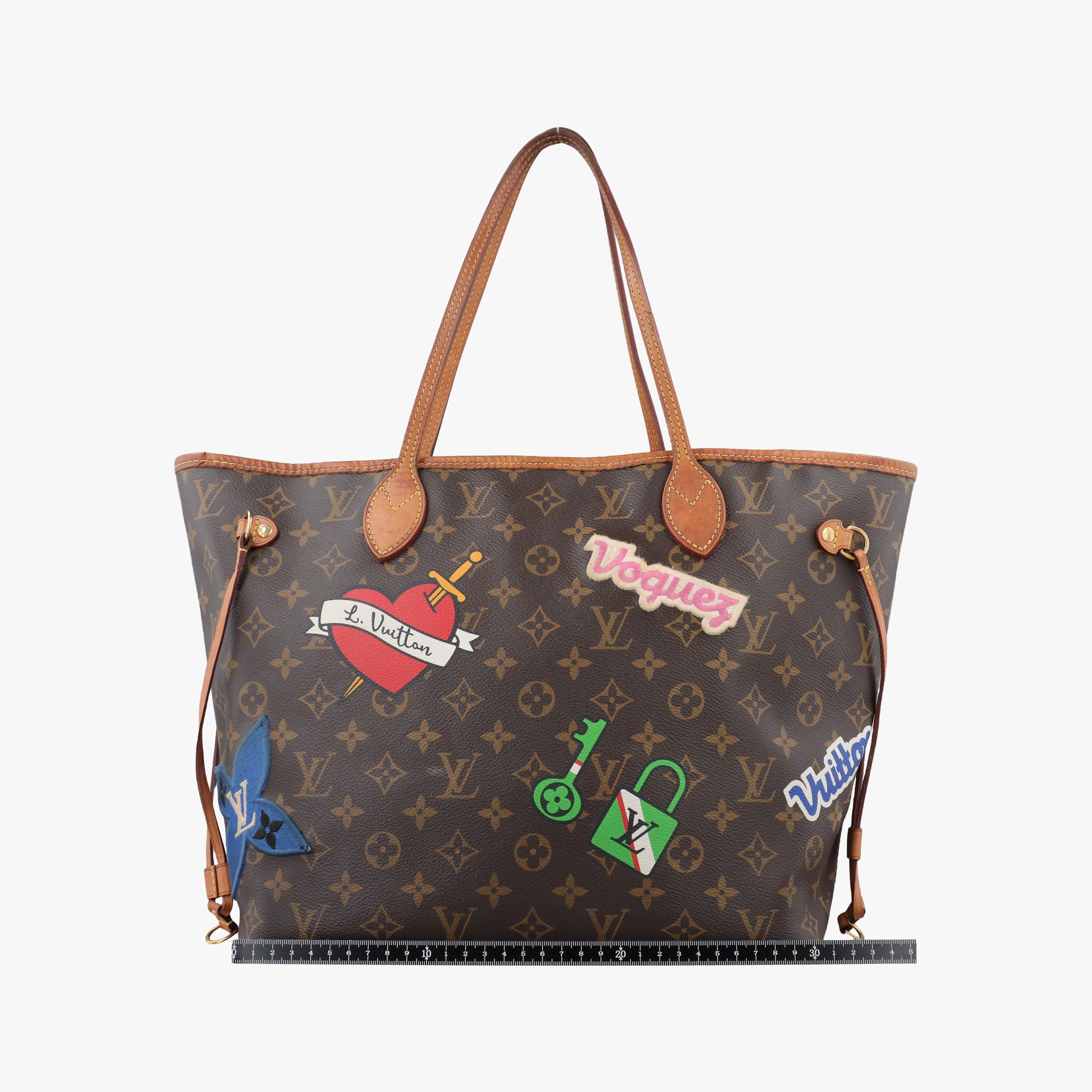 Secondhand Louis Vuitton Neverfull MM brown×multi Monogram Canvas M43988 shoulderbag | stylenewstar