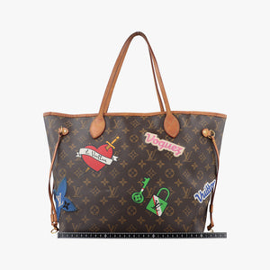 Secondhand Louis Vuitton Neverfull MM brown×multi Monogram Canvas M43988 shoulderbag | stylenewstar
