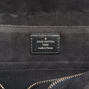Pre-owned Louis Vuitton Newport Messenger PM black×navy Damier Cobalt N41587 shoulderbag | stylenewstar