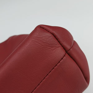 Pre-owned Christian Dior Demi Lune Burgundy Leather  shoulderbag | stylenewstar