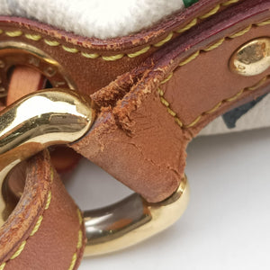 Vintage Louis Vuitton Petit NOe white Monogram Multicolor M42229 shoulderbag | stylenewstar