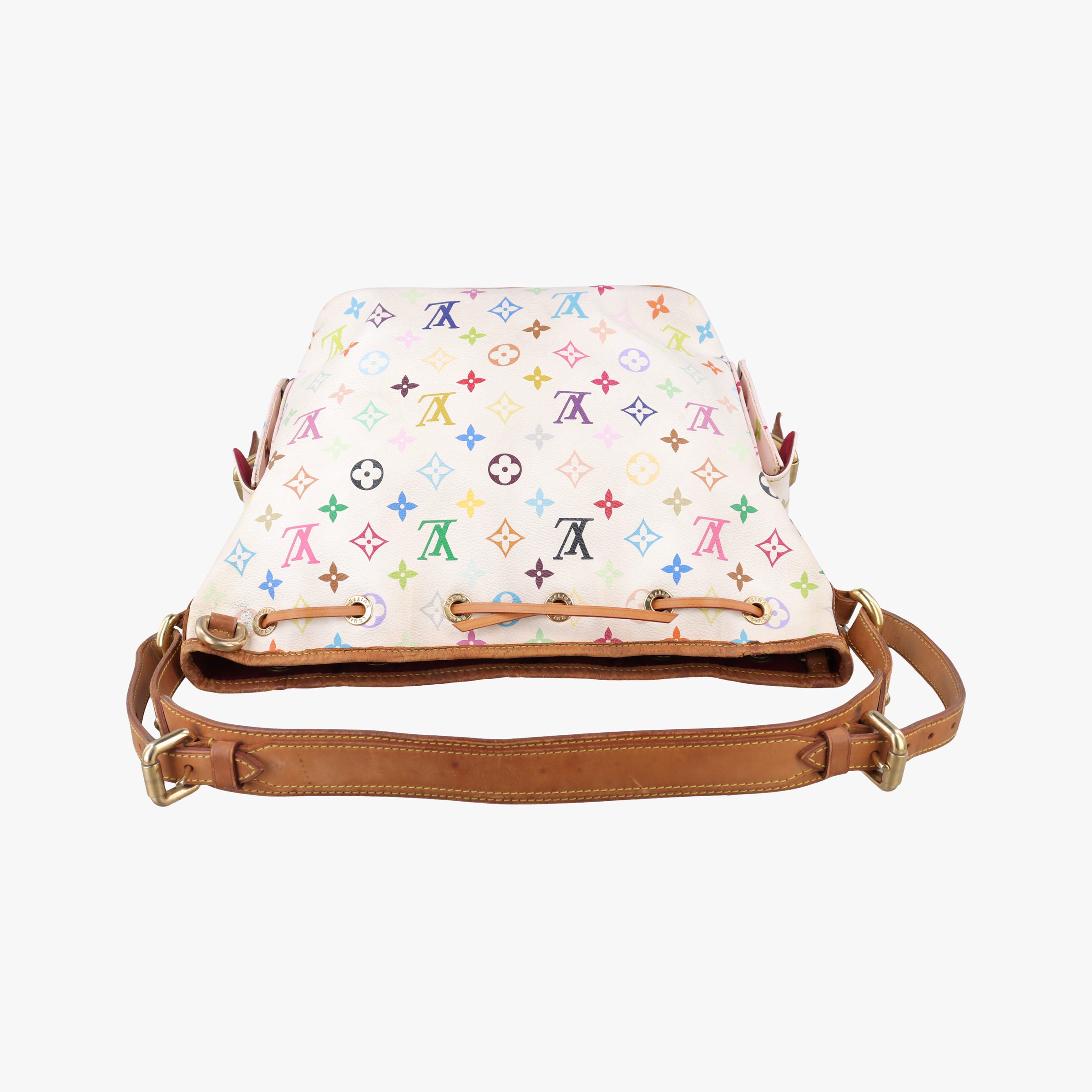 Vintage Louis Vuitton Petit NOe white Monogram Multicolor M42229 shoulderbag | stylenewstar