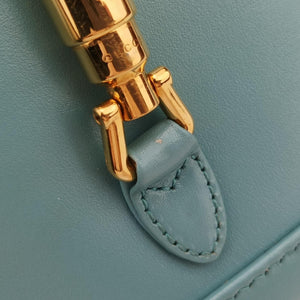 Secondhand Gucci JACKIE 1961 Blue Leather 637091 shoulderbag | stylenewstar