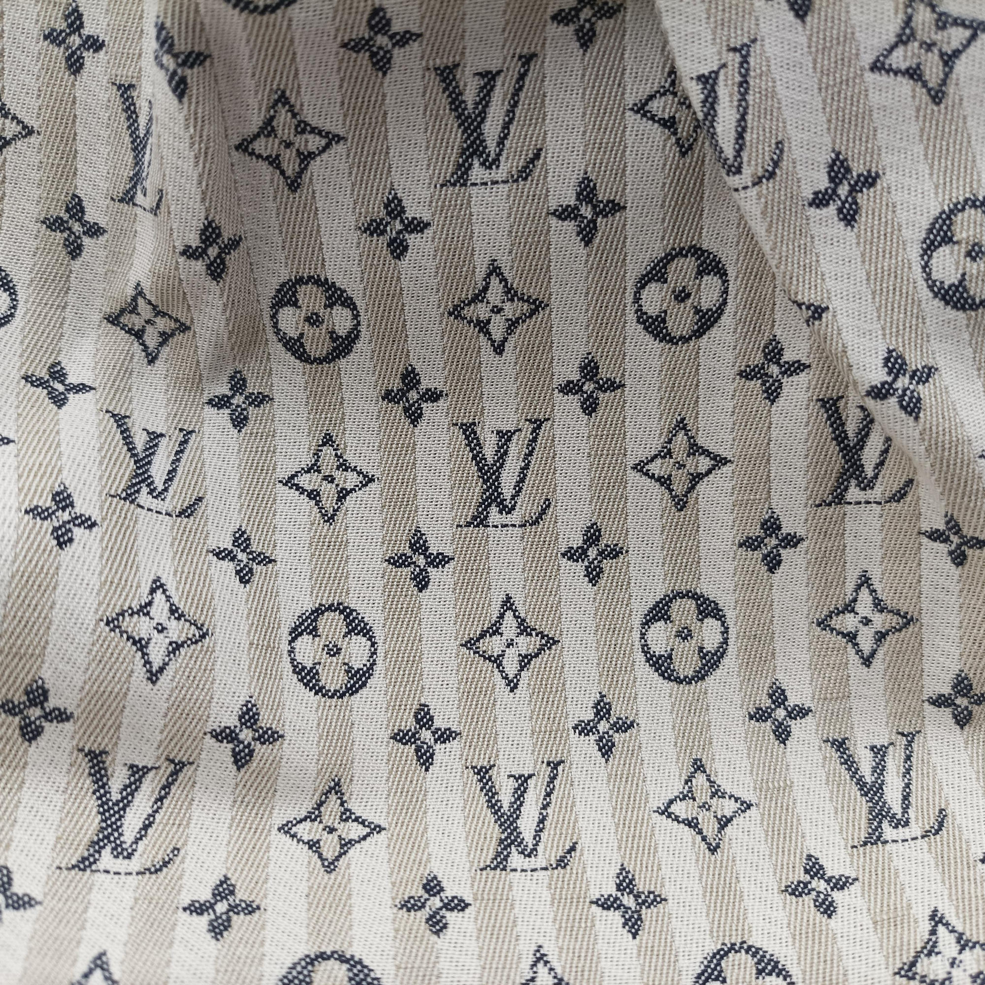 Pre-owned Louis Vuitton Marina GM Blanc Monogram Mini Lin Croisette M95492 shoulderbag | stylenewstar