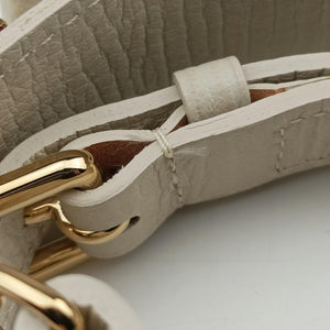 Pre-owned Louis Vuitton Marina GM Blanc Monogram Mini Lin Croisette M95492 shoulderbag | stylenewstar