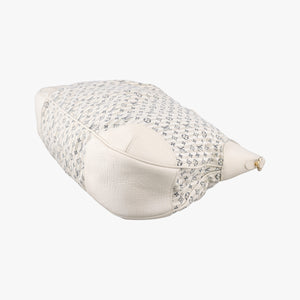 Pre-owned Louis Vuitton Marina GM Blanc Monogram Mini Lin Croisette M95492 shoulderbag | stylenewstar