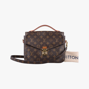 Pre-owned Louis Vuitton Pochette Metis MM Brown Monogram Canvas M44875 shoulderbag | stylenewstar