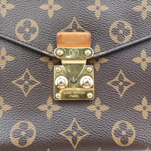 Pre-owned Louis Vuitton Pochette Metis MM Brown Monogram Canvas M44875 shoulderbag | stylenewstar