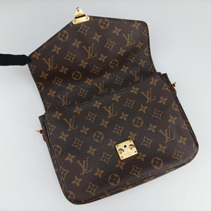 Pre-owned Louis Vuitton Pochette Metis MM Brown Monogram Canvas M44875 shoulderbag | stylenewstar
