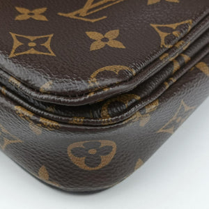 Pre-owned Louis Vuitton Pochette Metis MM Brown Monogram Canvas M44875 shoulderbag | stylenewstar