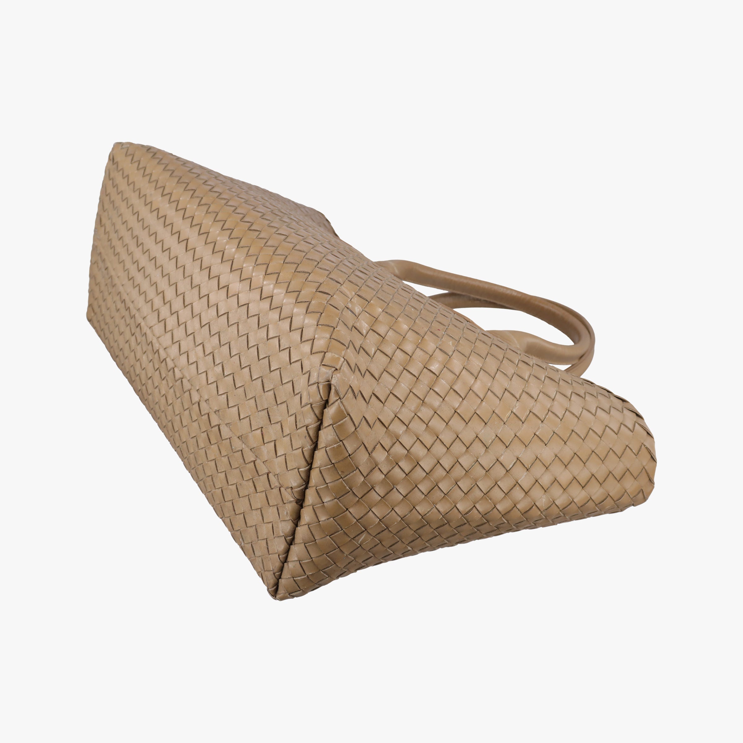 Pre-owned Bottega Veneta CABATMM Brown Leather  handbag | stylenewstar