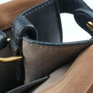 Vintage Fendi Flip Brown×Red×Navy Leather×Suede 8BT302 shoulderbag | stylenewstar