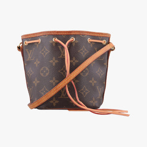 Pre-owned Louis Vuitton Nano Noe Brown Monogram canvas M41346 shoulderbag | stylenewstar