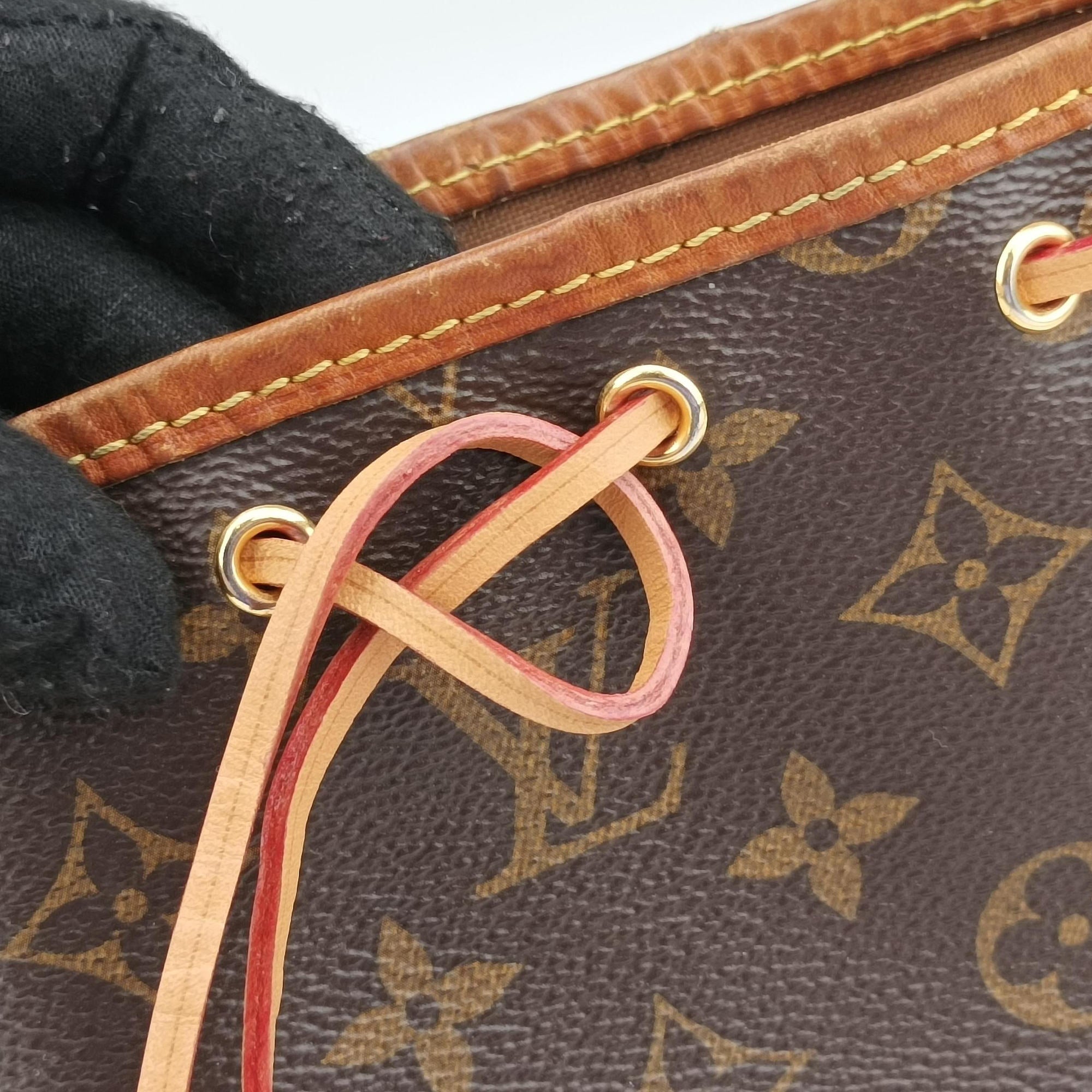 Pre-owned Louis Vuitton Nano Noe Brown Monogram canvas M41346 shoulderbag | stylenewstar