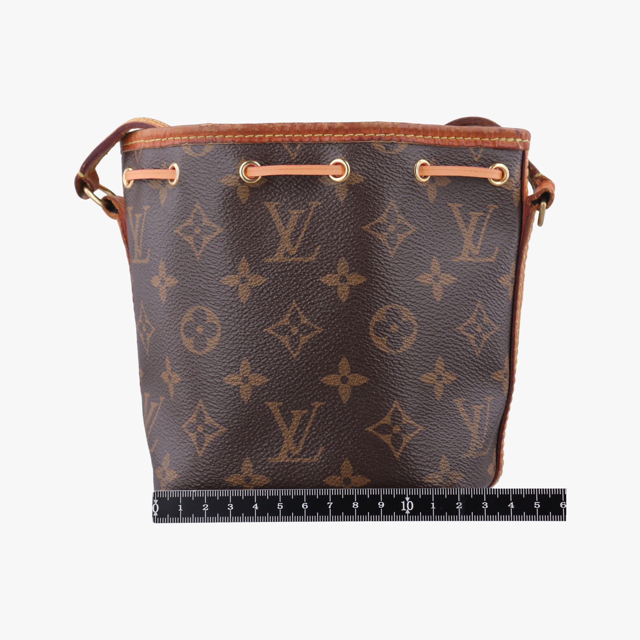 Pre-owned Louis Vuitton Nano Noe Brown Monogram canvas M41346 shoulderbag | stylenewstar