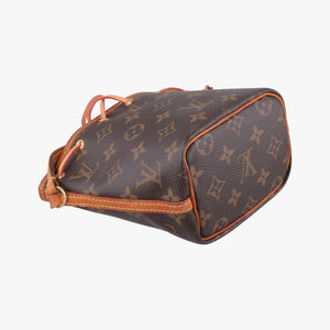 Pre-owned Louis Vuitton Nano Noe Brown Monogram canvas M41346 shoulderbag | stylenewstar