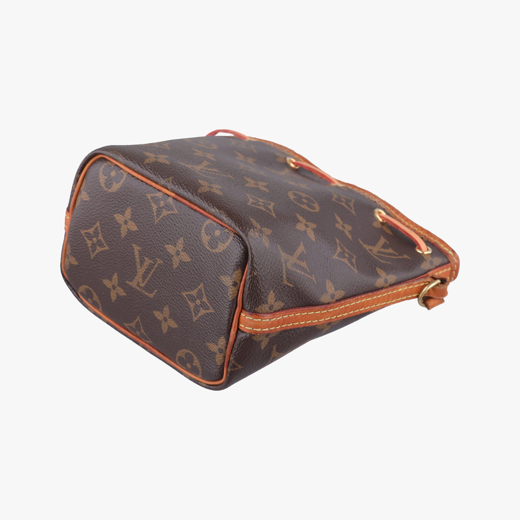 Pre-owned Louis Vuitton Nano Noe Brown Monogram canvas M41346 shoulderbag | stylenewstar