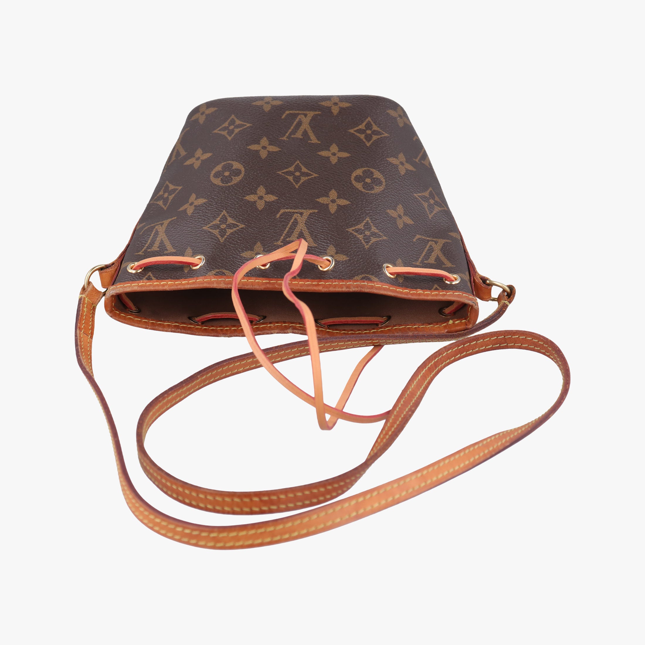 Pre-owned Louis Vuitton Nano Noe Brown Monogram canvas M41346 shoulderbag | stylenewstar