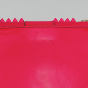 Vintage Christian Louboutin Sweet Charity Scarabe Spike Rose Leather  shoulderbag | stylenewstar