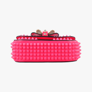 Vintage Christian Louboutin Sweet Charity Scarabe Spike Rose Leather  shoulderbag | stylenewstar
