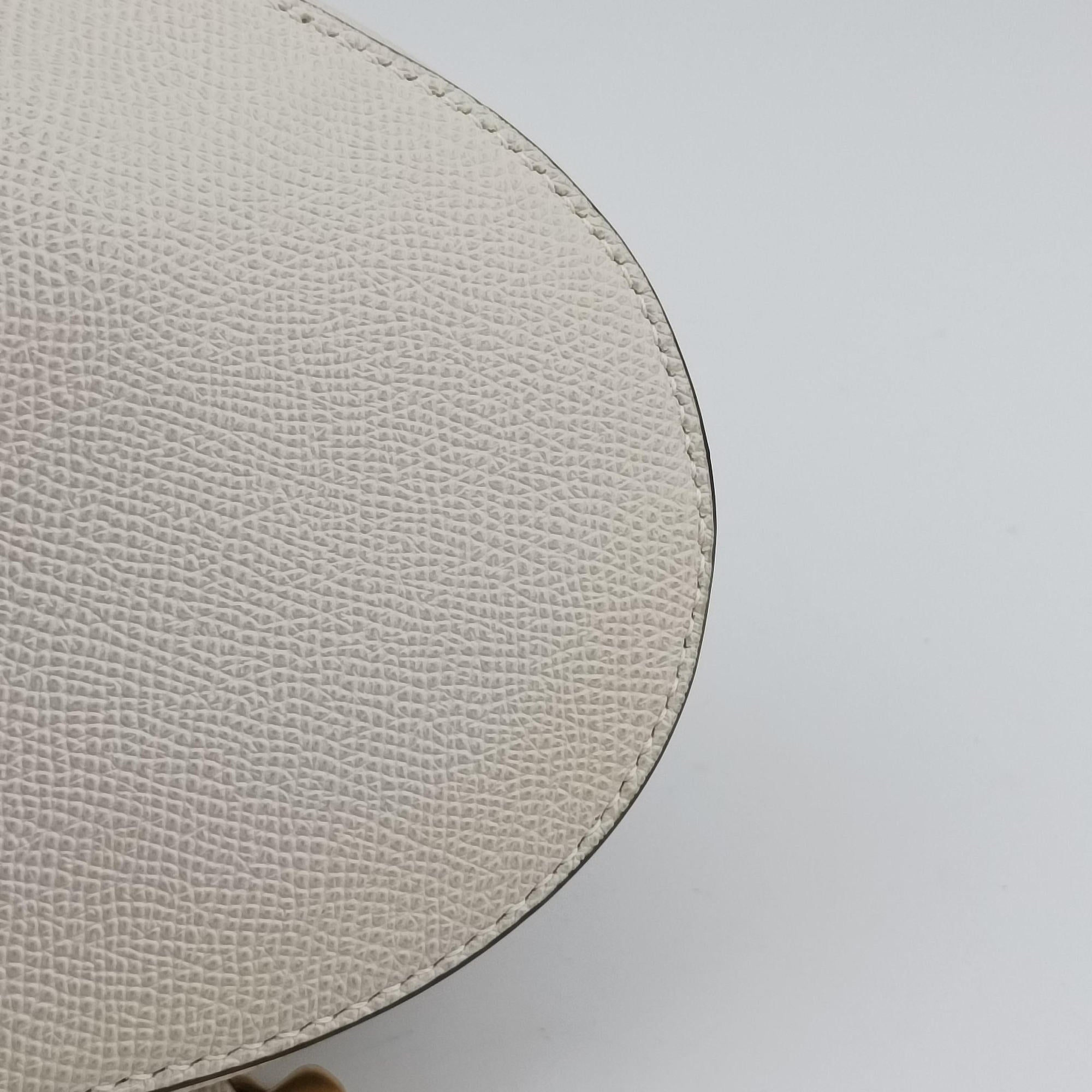 Pre-owned Christian Dior Saddle White Leather  handbag | stylenewstar