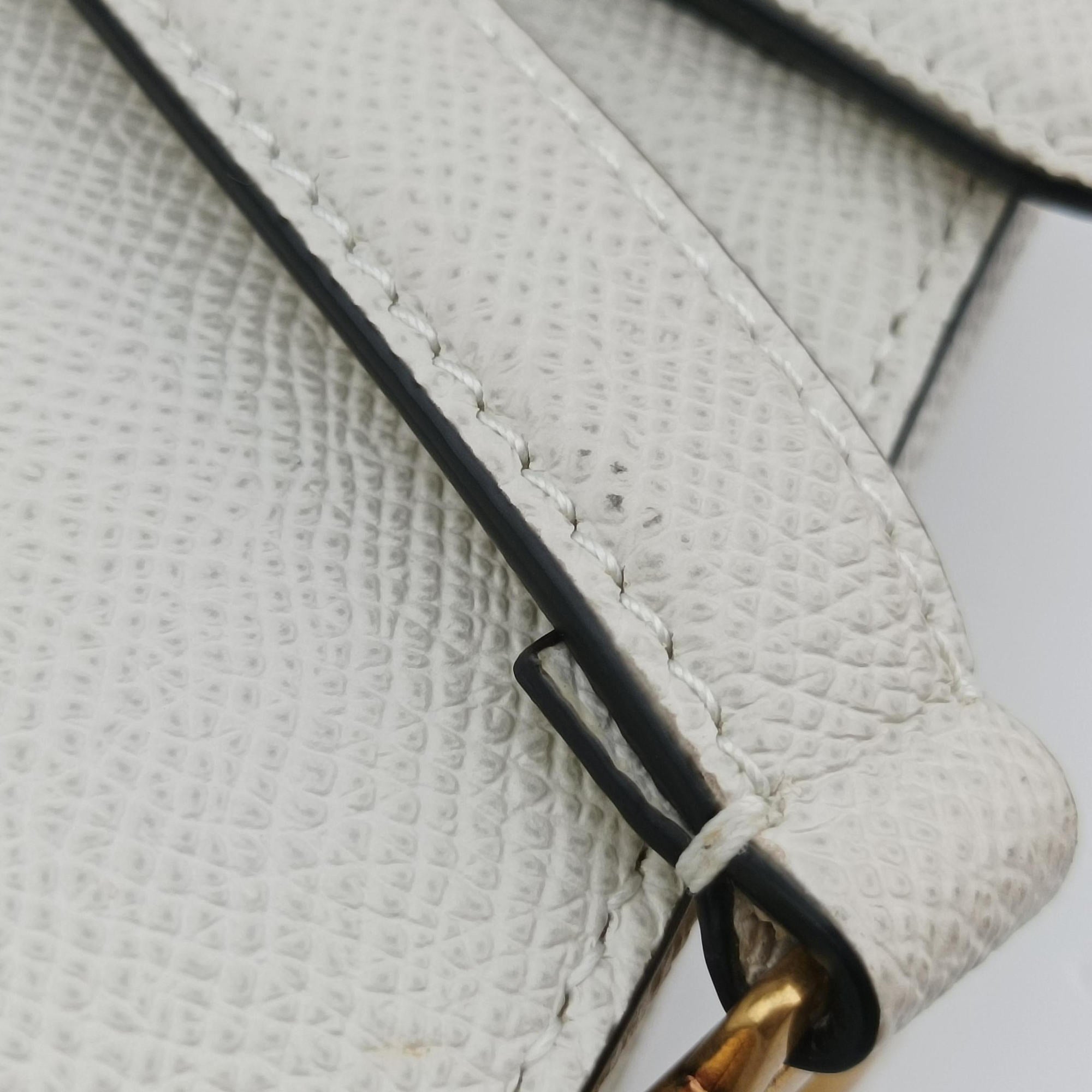 Pre-owned Christian Dior Saddle White Leather  handbag | stylenewstar
