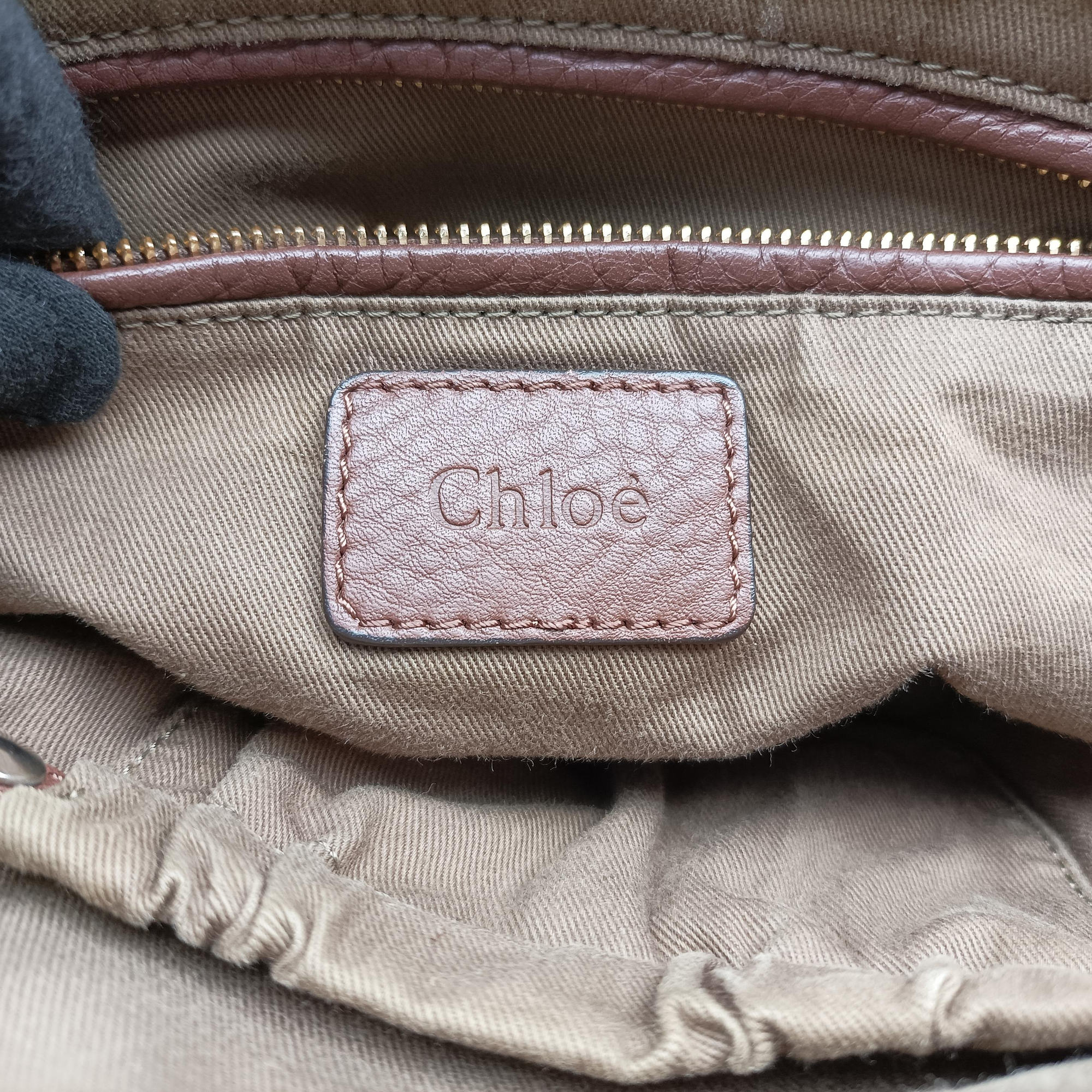 Pre-owned Chloe Mercy Brown Leather  shoulderbag | stylenewstar