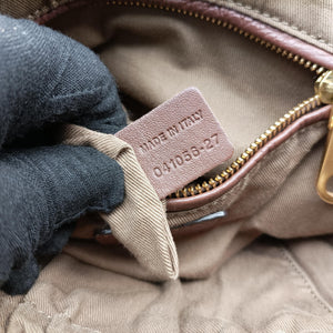 Pre-owned Chloe Mercy Brown Leather  shoulderbag | stylenewstar