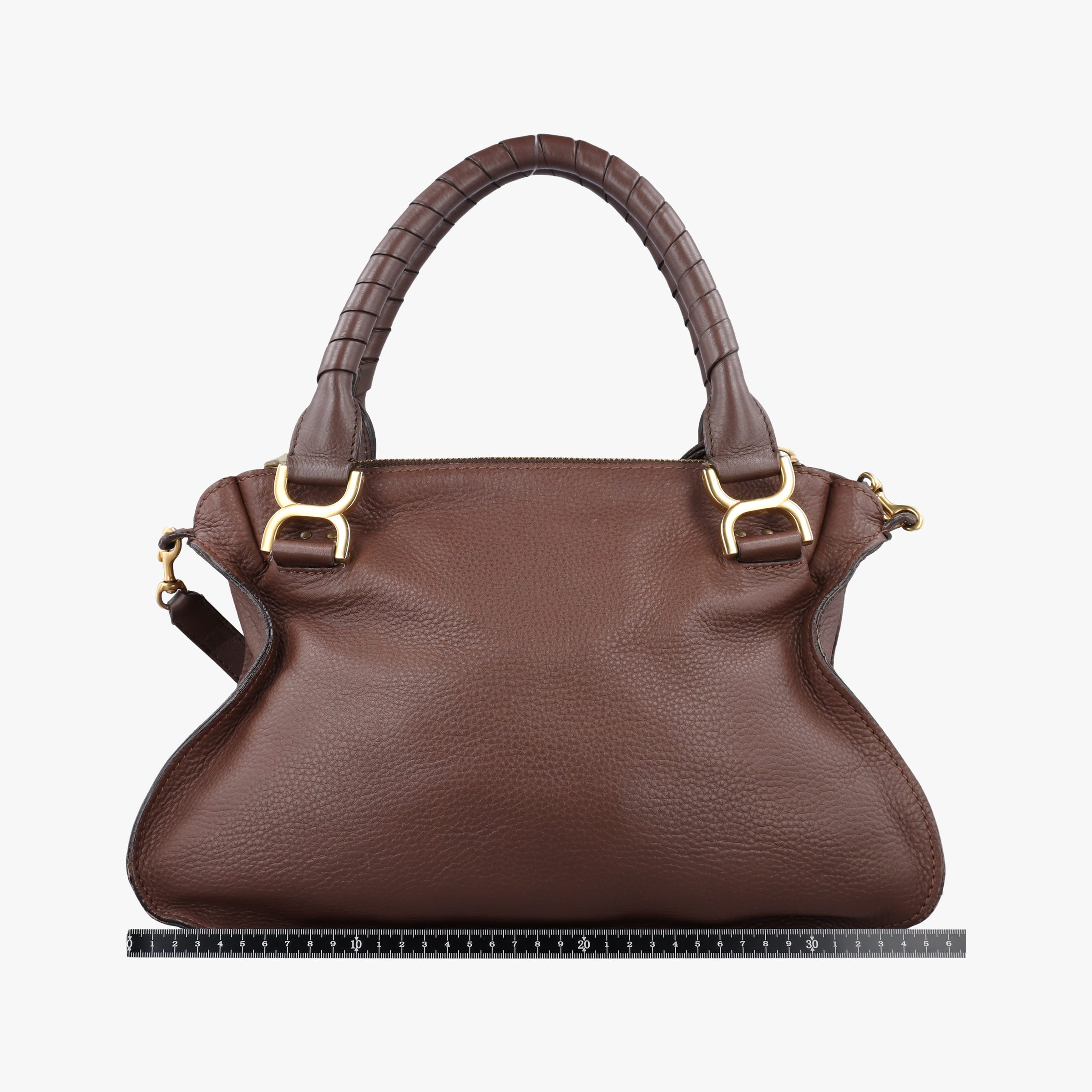 Pre-owned Chloe Mercy Brown Leather  shoulderbag | stylenewstar
