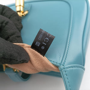 Secondhand Gucci JACKIE 1961 Blue Leather 637091 shoulderbag | stylenewstar