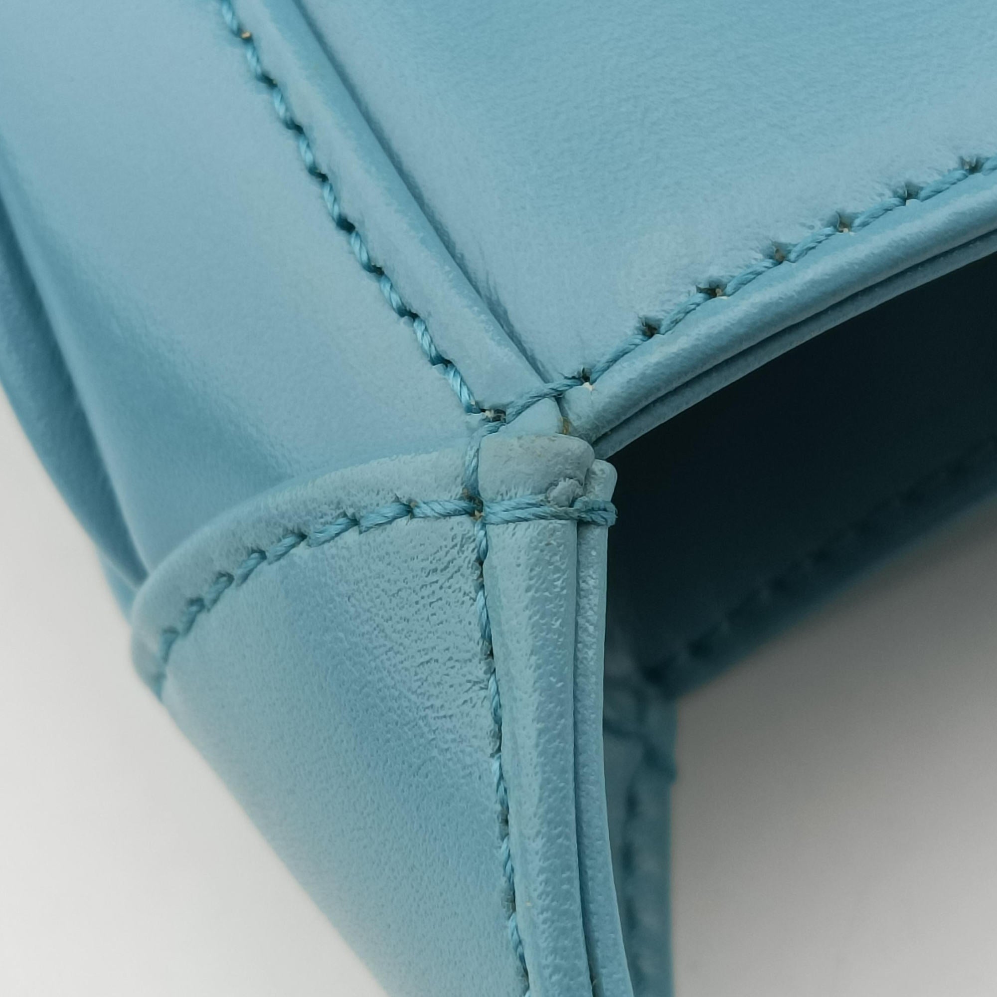 Secondhand Gucci JACKIE 1961 Blue Leather 637091 shoulderbag | stylenewstar