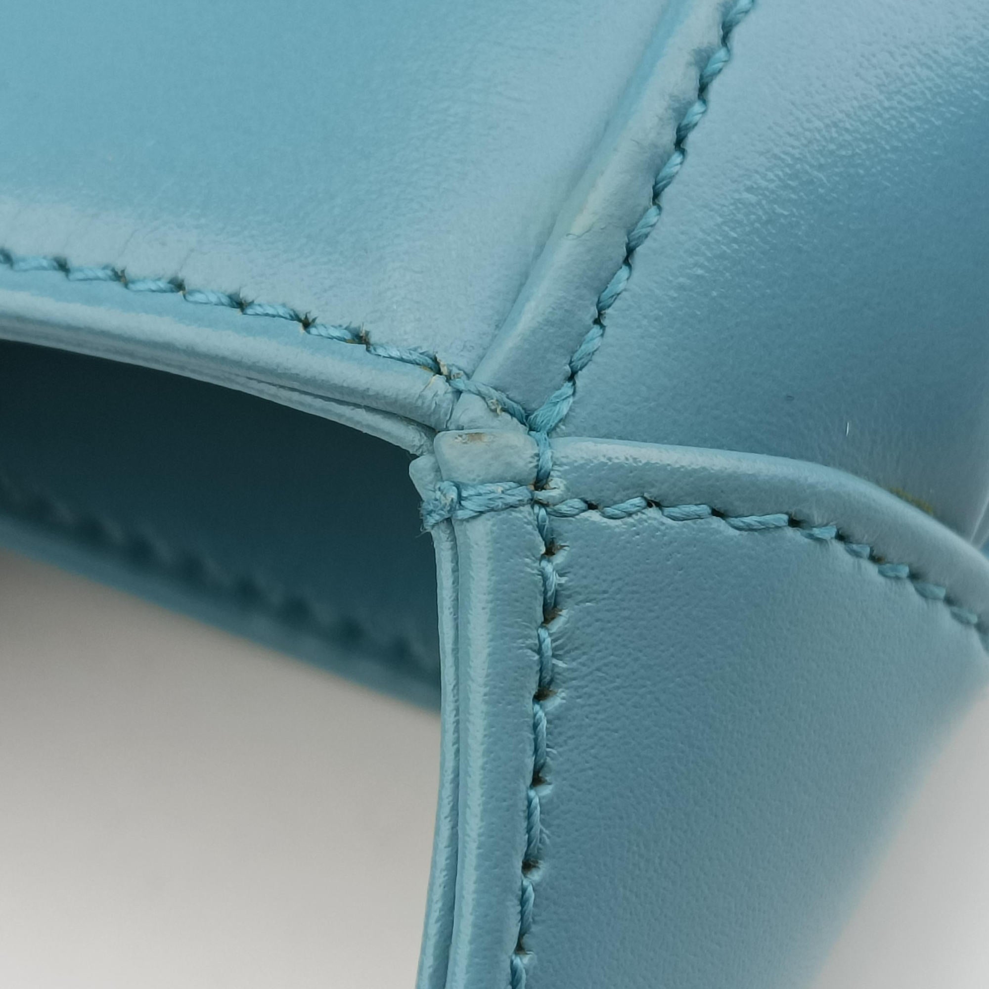 Secondhand Gucci JACKIE 1961 Blue Leather 637091 shoulderbag | stylenewstar