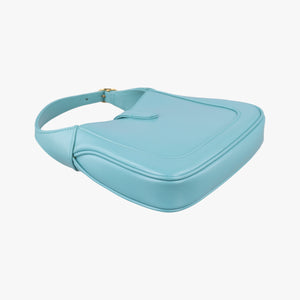 Secondhand Gucci JACKIE 1961 Blue Leather 637091 shoulderbag | stylenewstar