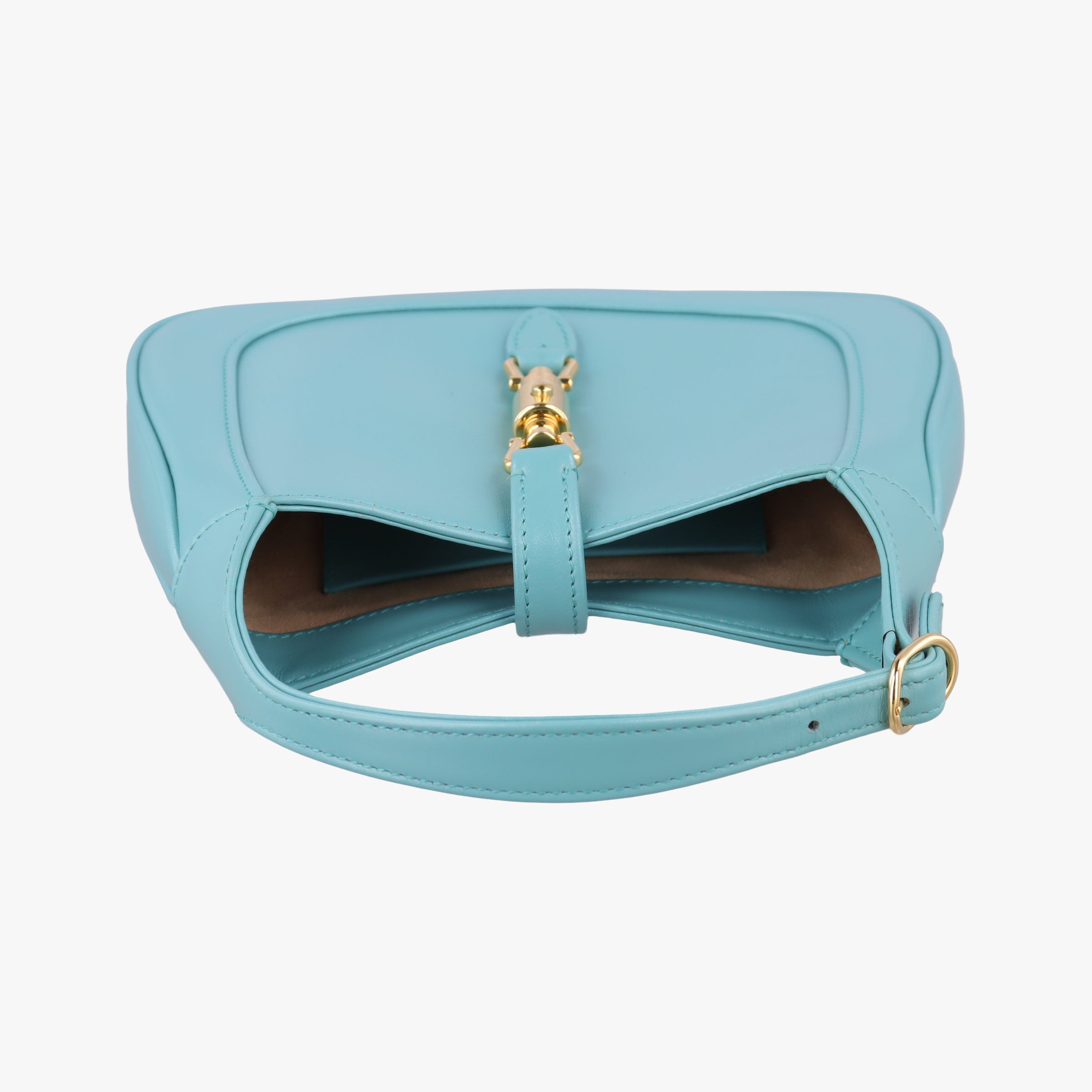 Secondhand Gucci JACKIE 1961 Blue Leather 637091 shoulderbag | stylenewstar